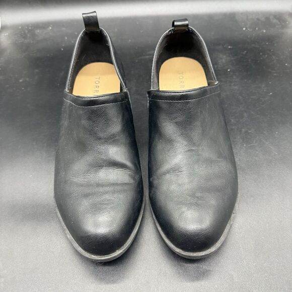 Torrid Womens Size 8.5 Black Low Cut Slip On Ankle Bootie Casual - Picture 3 of 7